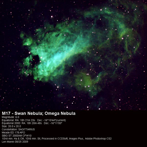 M17 - Hubble Palette