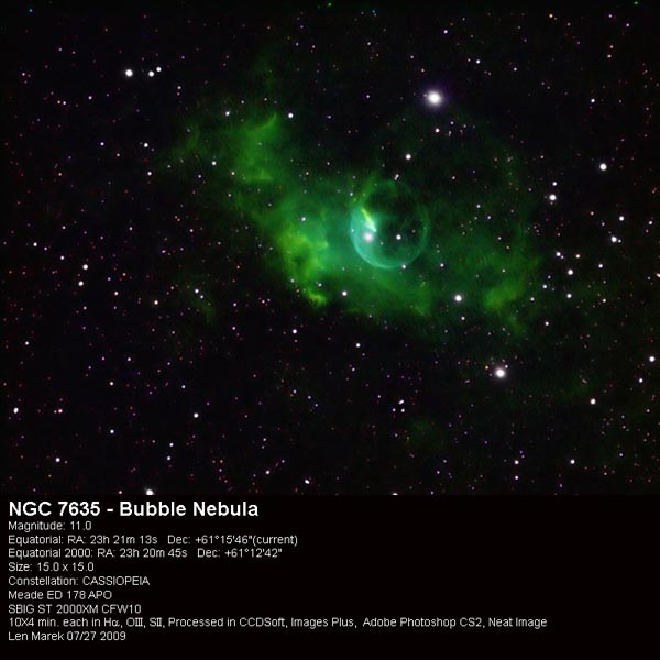 NGC 7635 - Bubble Nebula