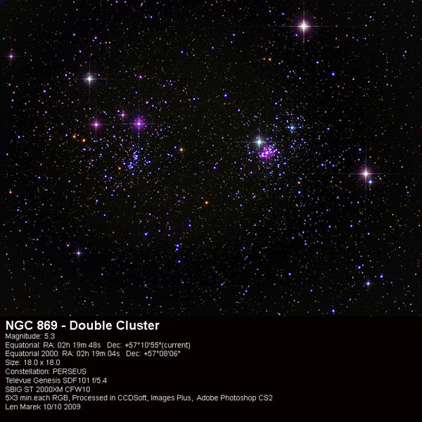 NGC 869 - Double Cluster